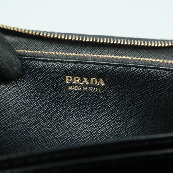 100% Authentic Prada Black Leather Wallet - Picture 12 of 12